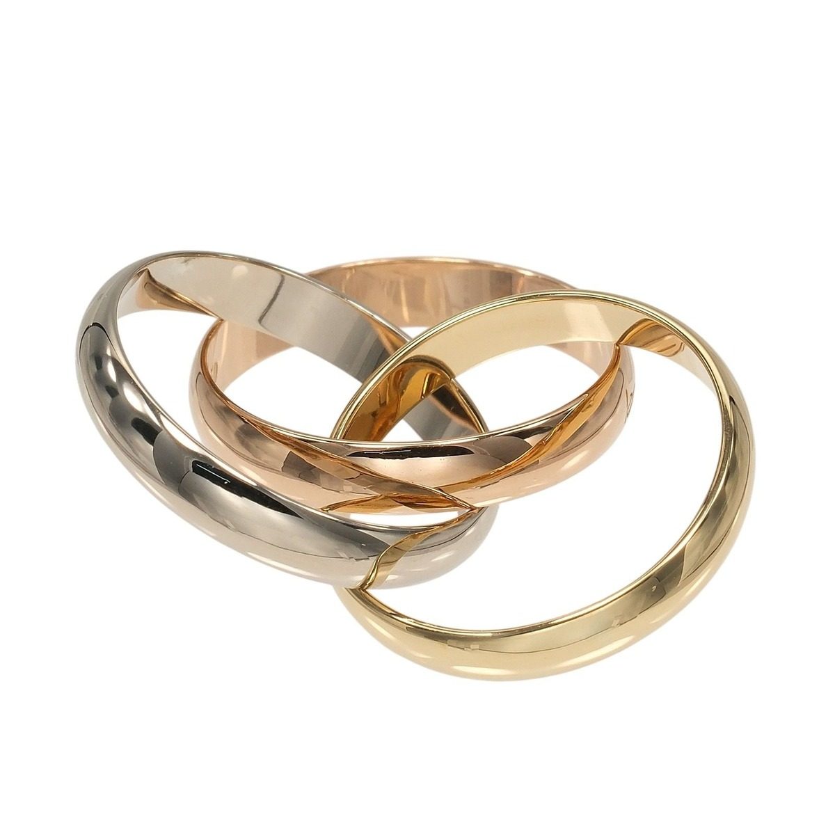 Cartier Trinity mm Band 18k Gold Ring — view 7