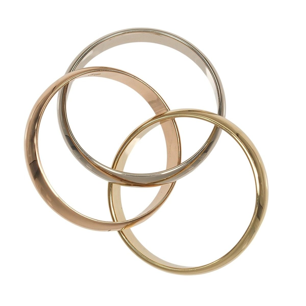 Cartier Trinity mm Band 18k Gold Ring — view 8