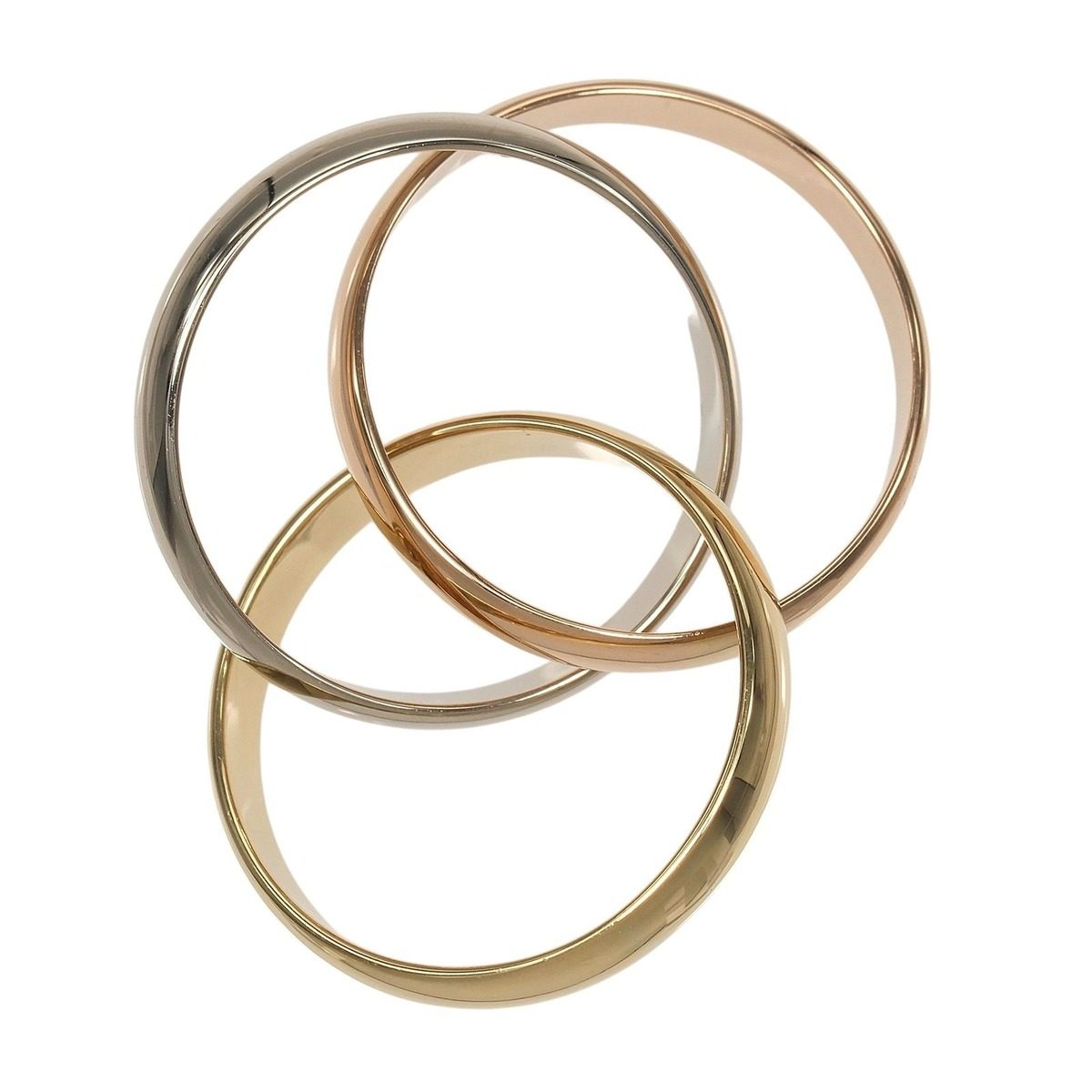 Cartier Trinity mm Band 18k Gold Ring — view 9
