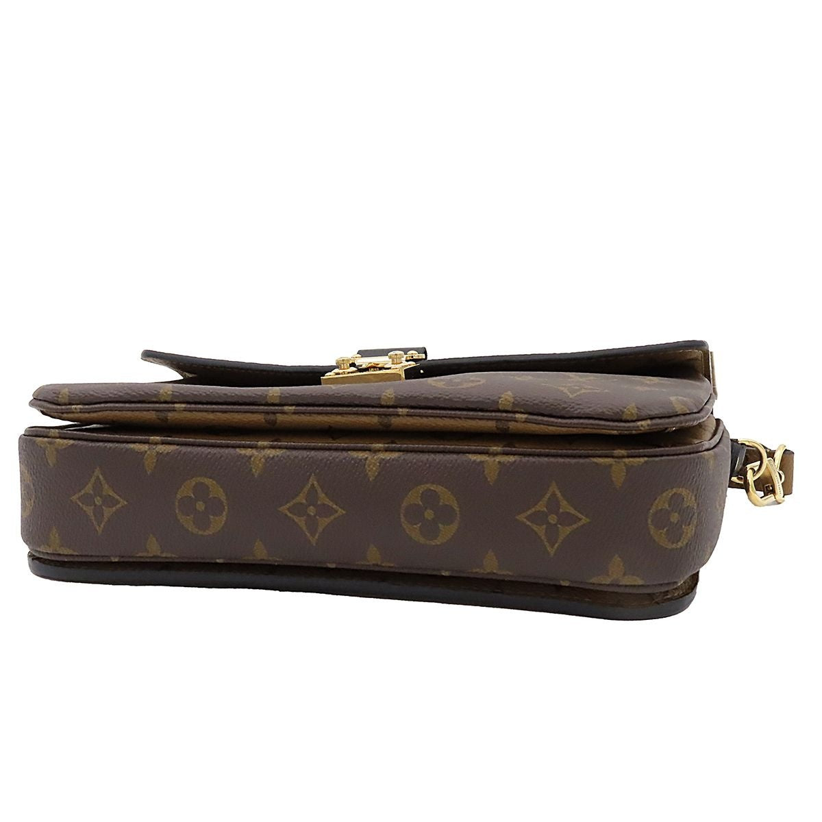 Louis Vuitton Pochette Metis MM Brown Gold Monogram Reverse 2-Way Shoulder Bag — view 3