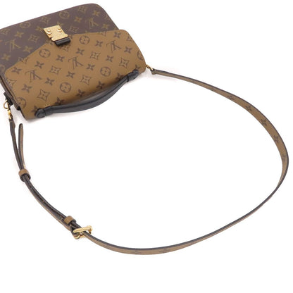 Louis Vuitton Pochette Metis MM Brown Gold Monogram Reverse 2-Way Shoulder Bag — view 5