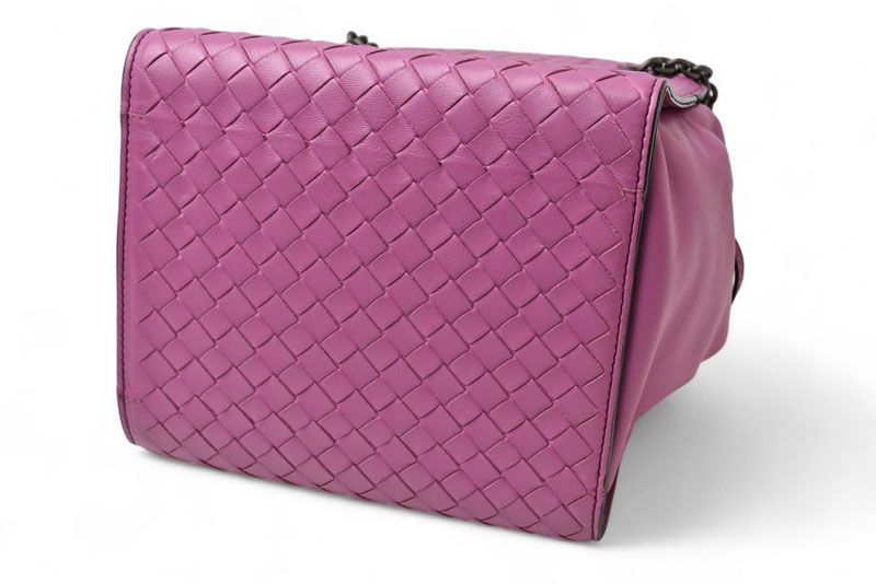 Bottega Veneta Handbag Shoulder Bag 2way Bottega Veneta Bag Drawstring Purple