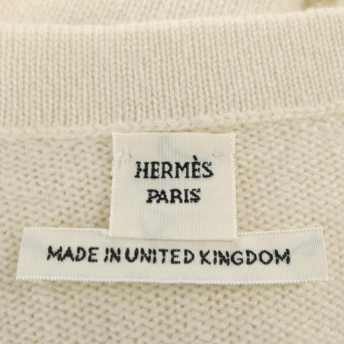 Hermes Dress Cashmere White — view 4