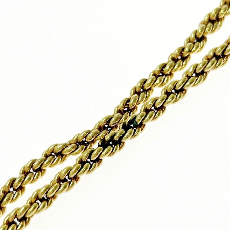 Christian Dior GP CD Logo Long Necklace Women Gold 412284 Necklace