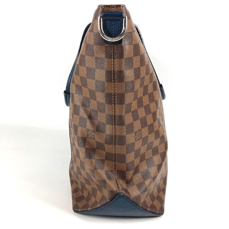 Louis Vuitton Shoulder Bag Cabas N41242 Damier Canvas Ebène Brown