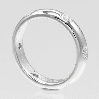 Cartier Stella 18kwhite Gold With Diamonds #8.5 Ladies 4.62g Ring