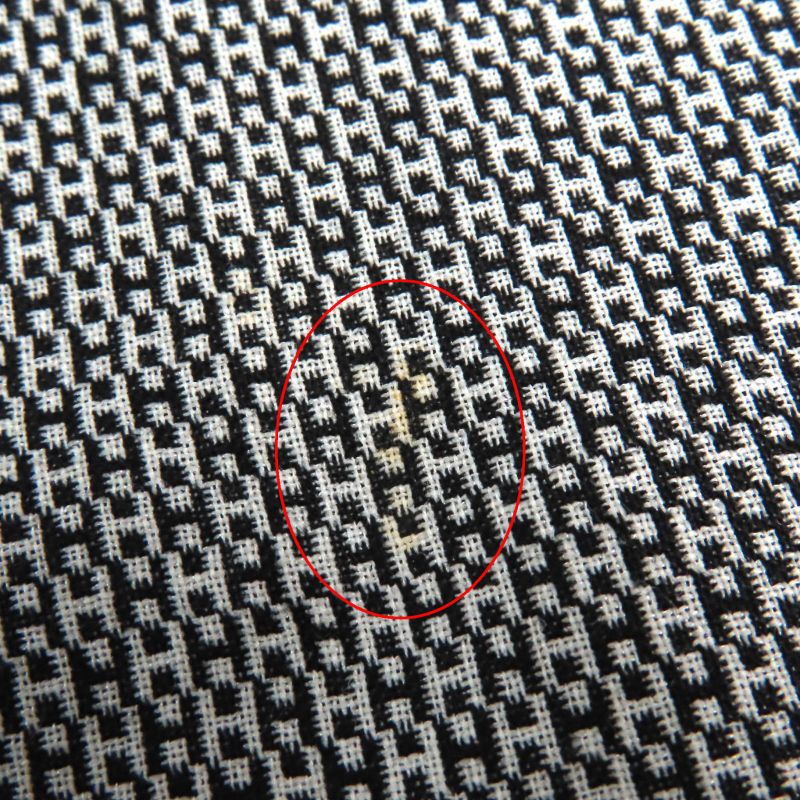 Hermes Vintage Wool Silk Blend Margiela Period H Pattern Pants Gray Black 34