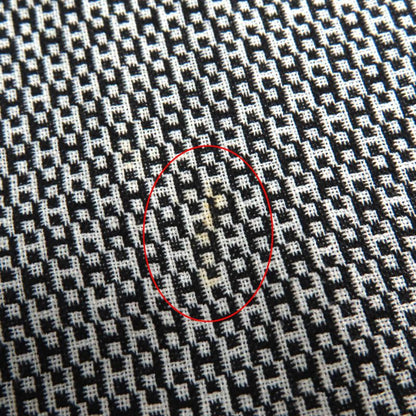 Hermes Vintage Wool Silk Blend Margiela Period H Pattern Pants Gray Black 34