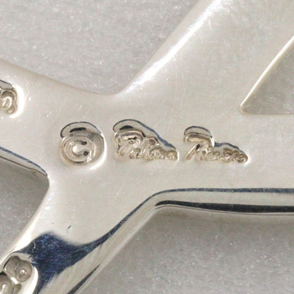 Tiffany & Co Kiss Large Paloma Picasso Silver 925 Ladies 5.8g Necklace