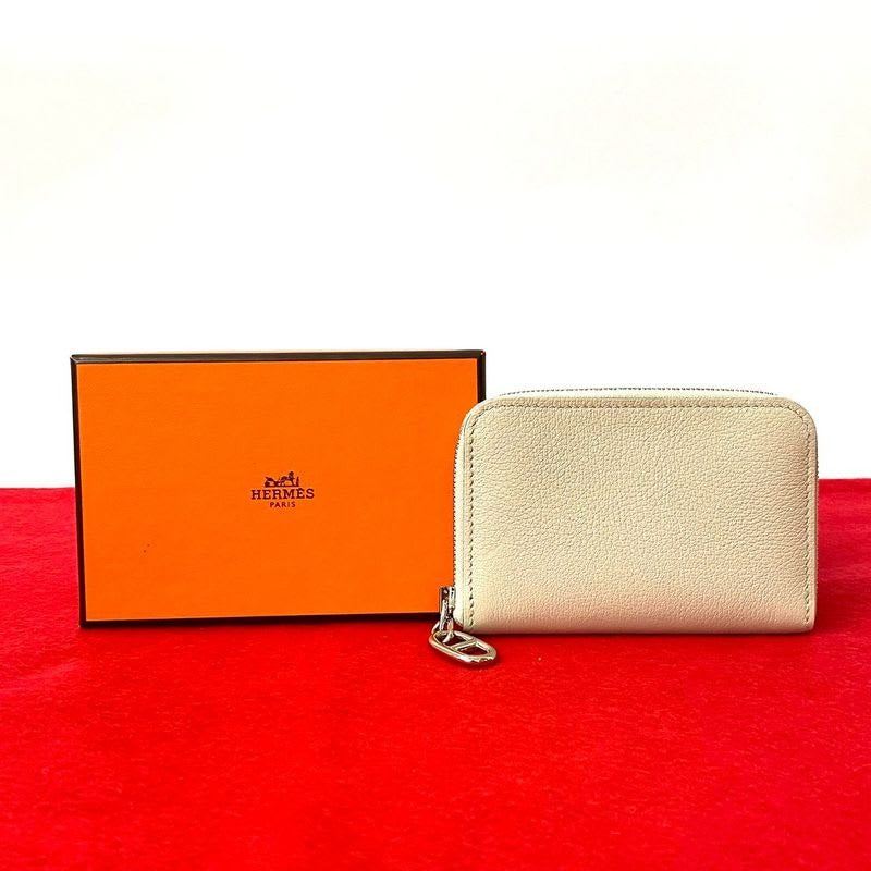 Hermes Zip And Go Leather Coin Case