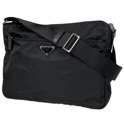 Prada Shoulder Bag Crossbody Nylon Nero