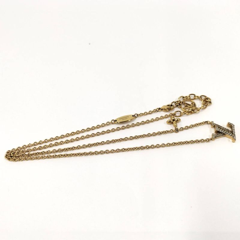 Louis Vuitton Collier LV Iconic Necklace Plated Gold M00596