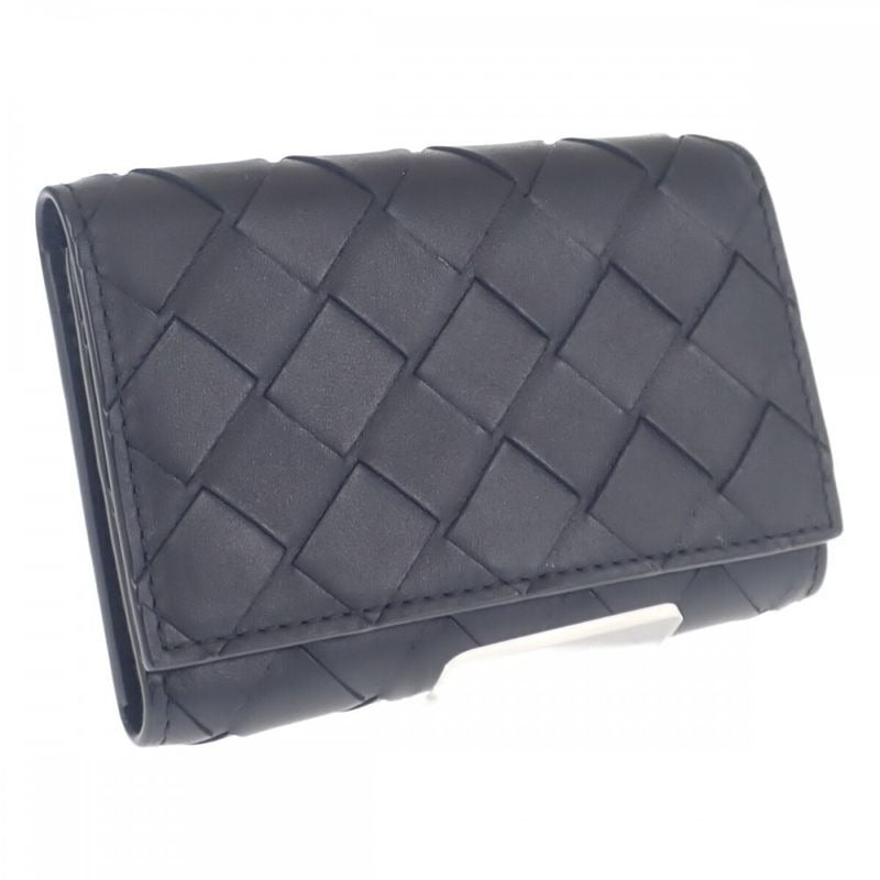 Bottega Veneta key Case Intrecciato Nero Black Gift