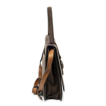 Loewe Vintage Bucket Crossbody Brown Suede Leather — view 4
