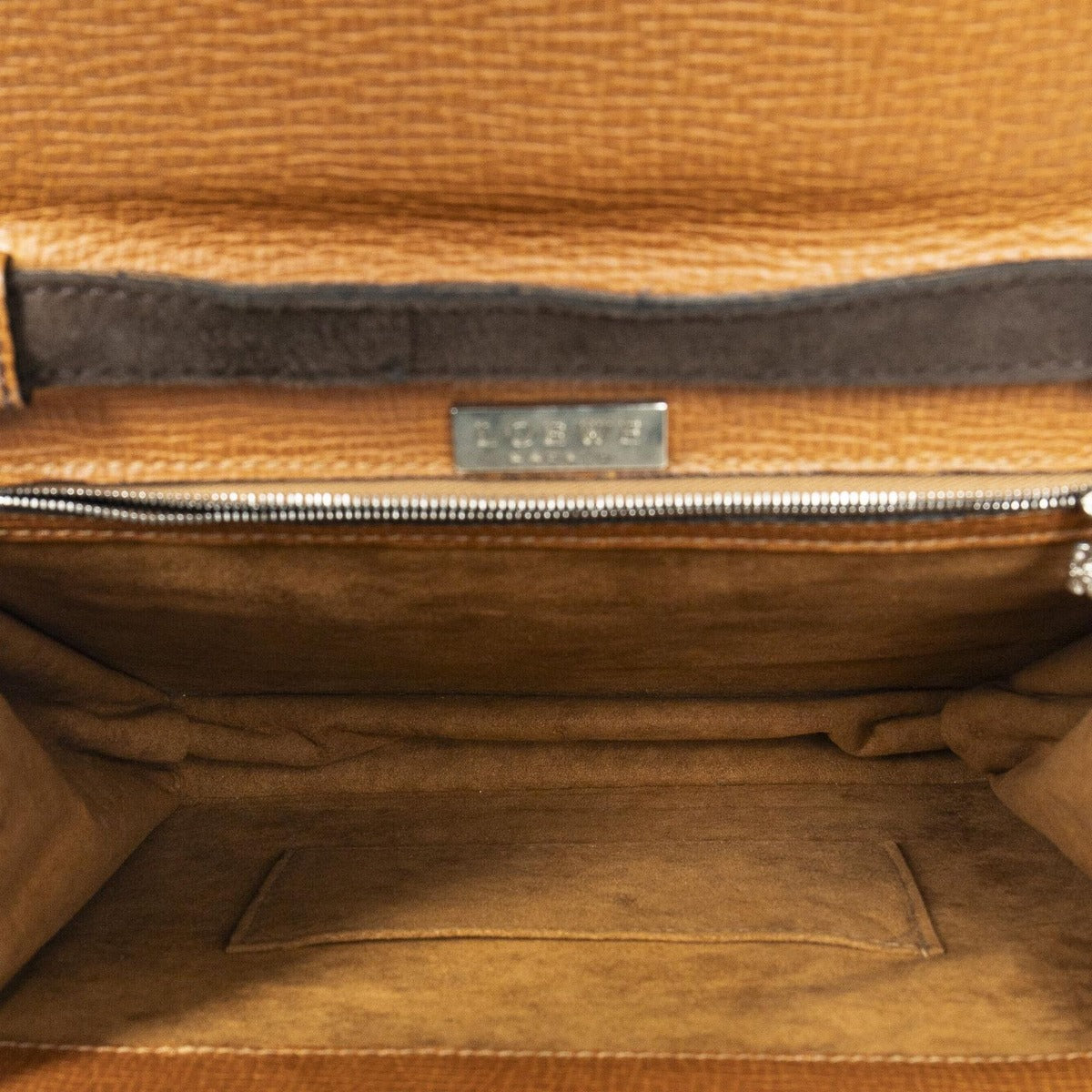 Loewe Vintage Bucket Crossbody Brown Suede Leather — view 9