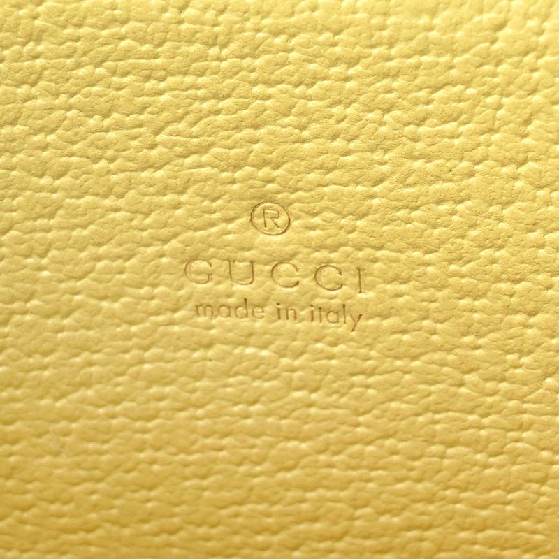 Gucci Card Case Ophidia Jumbo GG Beige/banana