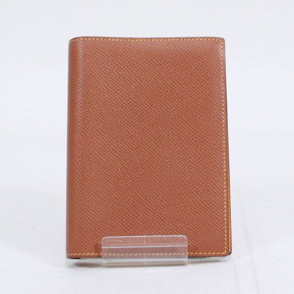 Hermes Agenda GM Leather Yellow And Brown Wallets Accessories Silver