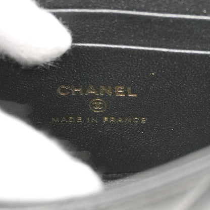 Chanel Shoulder Bag Matelasse Chain Lambskin Black Chien Pan Gold Hardware 2way