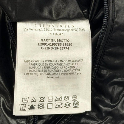 Moncler Gary Logo Patch Hooded Double Zip Up Jacket Navy — view 12