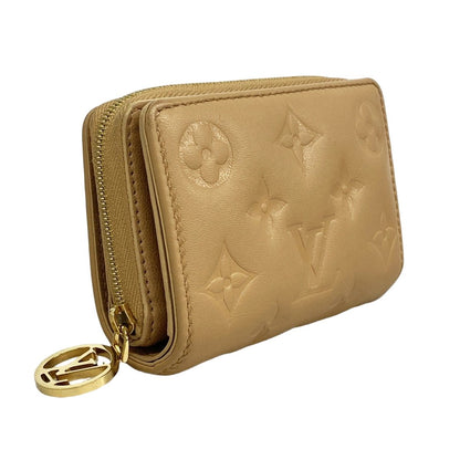 Louis Vuitton Wallet Monogram Embossed Portefeuille Lou Camel — view 2