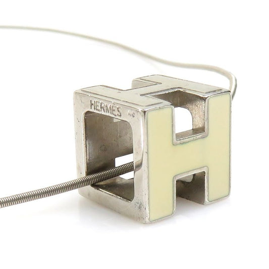 Hermes Necklace H Cube Caged Ash