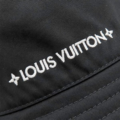 Louis Vuitton Hat Bucket Hat LV Mine Reversible Cotton Polyester Noir Black