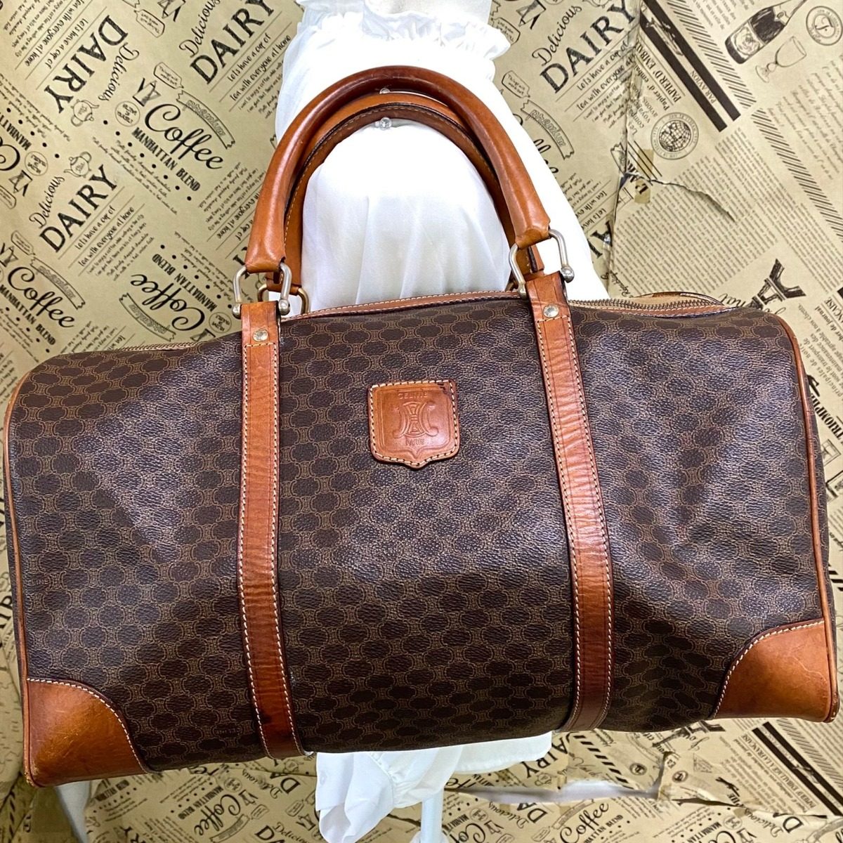 Celine Handbag Boston Macadam Travel Business — view 3