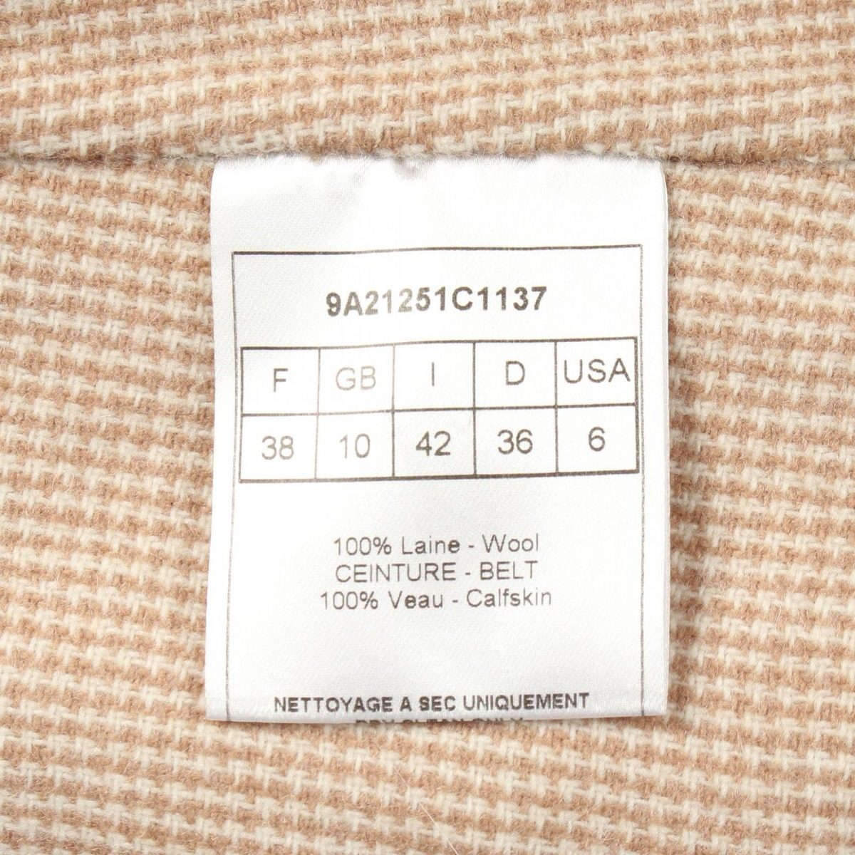 Dior Suit Jacket Beige Wool Set — view 7