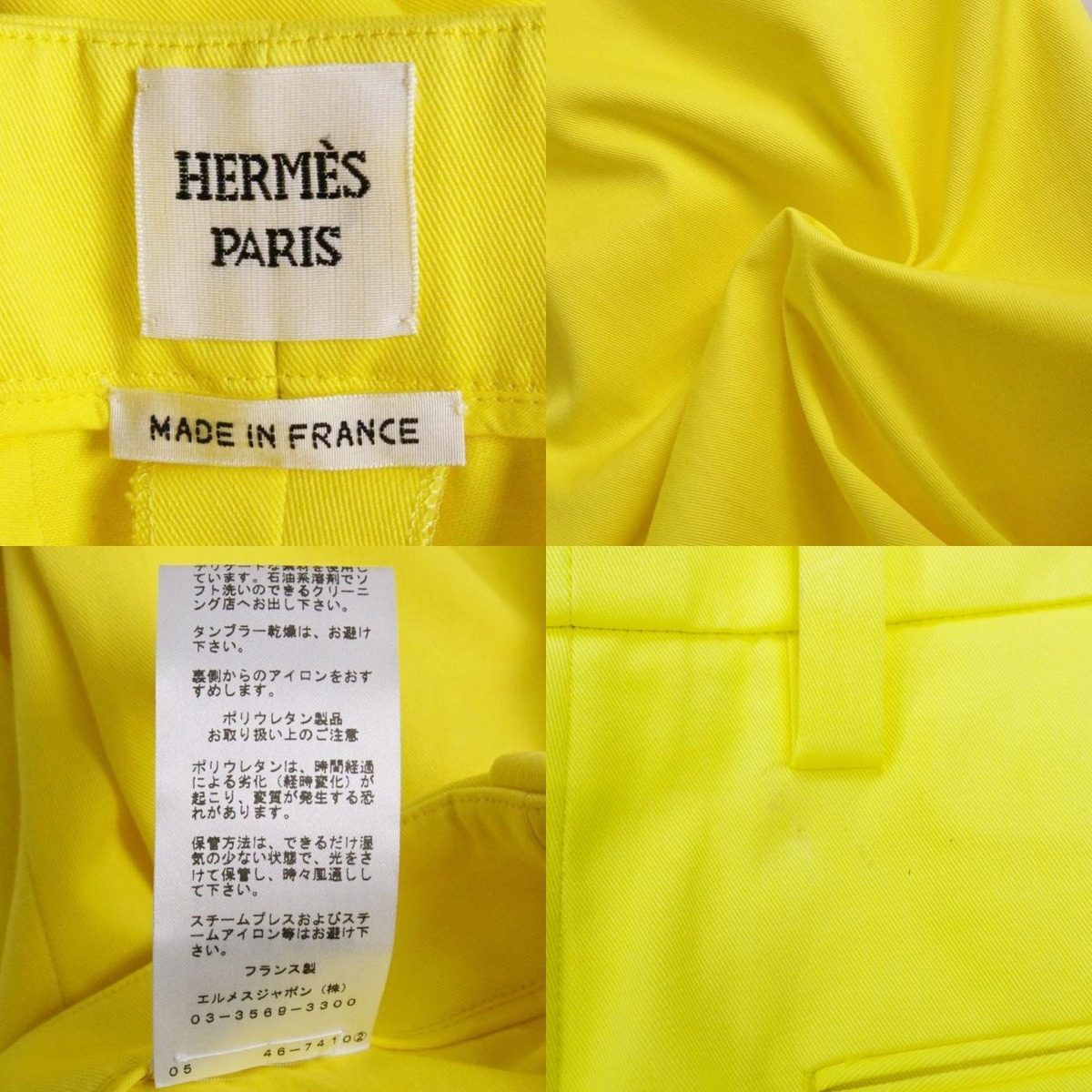Hermes Pants Wide Long Cotton Bow — view 6