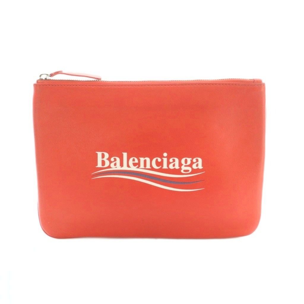 Balenciaga Clutch Leather Red