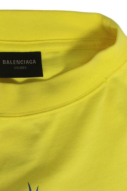 Balenciaga 24SS 787349 Tqvw7 Used Flame Logo Oversized T-shirt Men 1