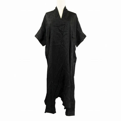 23ss Balenciaga Logo Allover Asymmetrical Shirt Dress Size M 725717 Tn005 Women