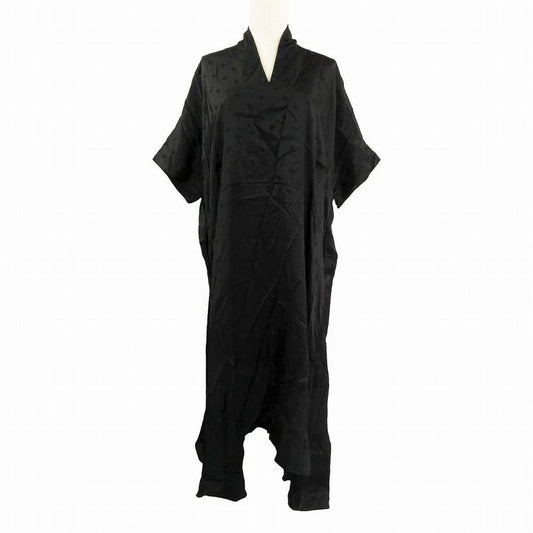 23ss Balenciaga Logo Allover Asymmetrical Shirt Dress Size M 725717 Tn005 Women