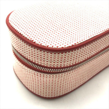 Hermes Escal Makeup Pouch Vermillion Case Red