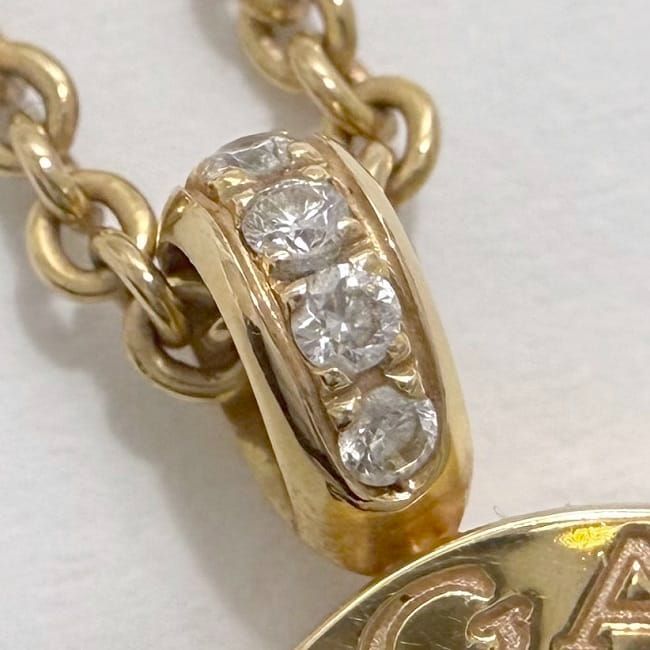 Bvlgari Necklace F21796 Pink Gold Pg 750