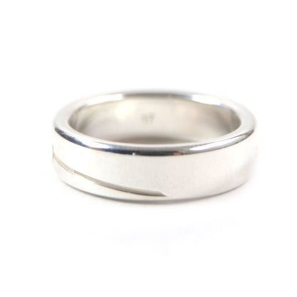  Gucci 774052 Diagonal Interlocking G Current Item Ring / Ring Ag925 Silver 17