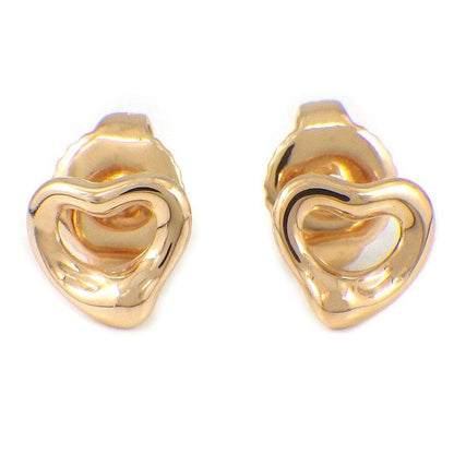 Tiffany & Co. Earrings Open Heart Mini Width Model 18K