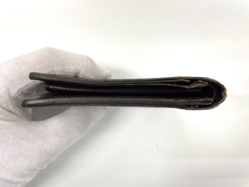 Louis Vuitton Damier Portefeuille Marco Folded Wallet N61675 Ebène (brown) Made