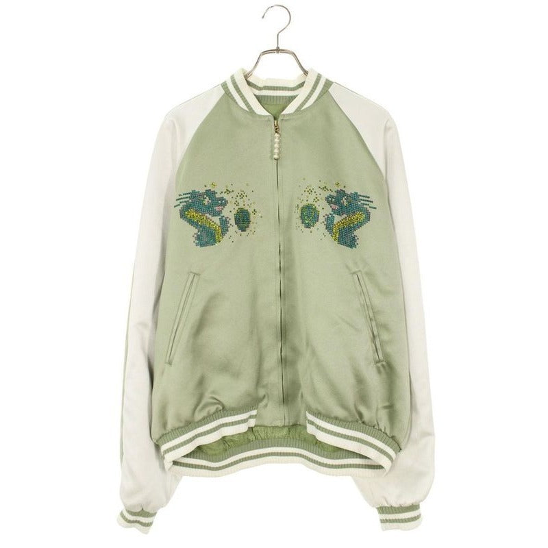 Louis Vuitton 24 SS Rm241 GNO Hqb99 E Sequined Beaded Embellished Skajan Blouson