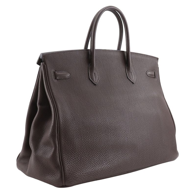 Hermes Birkin 40 Togo Brown/silver Hardware □K Ladies Handbag