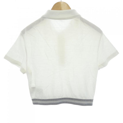Loewe Cropped Polo Shirt White Translucency — view 2
