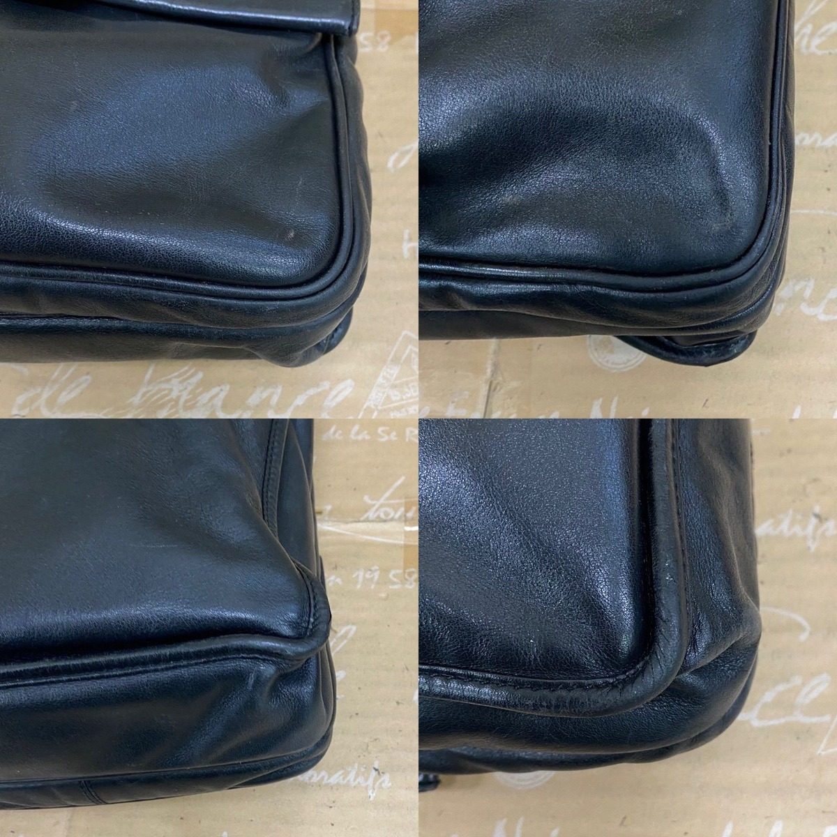 Loewe Shoulder Bag Business PC Briefcase Anagram Leather — view 7