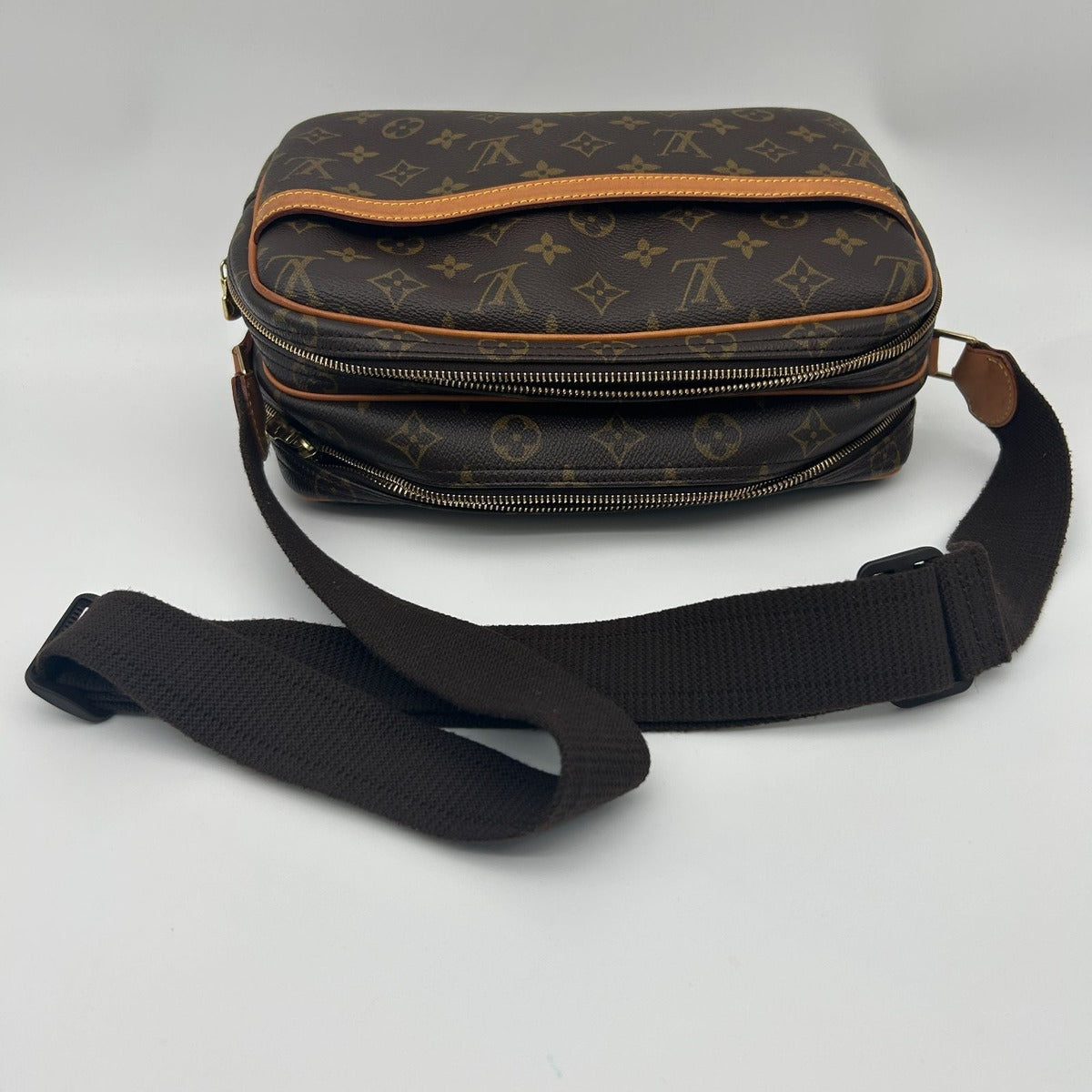 Louis Vuitton Monogram Reporter PM Shoulder Bag — view 13
