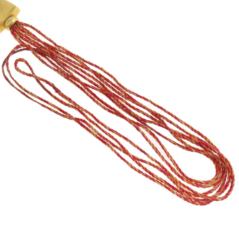 Hermes Van Cattle Faubourg Motif Necklace Metal Women