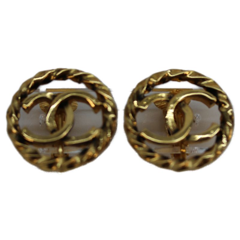 Chanel GP Circle Coco Mark Earrings