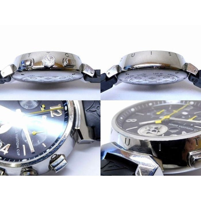 Louis Vuitton Quartz Watch Tambour la Bree Cup Chronograph Black — view 4