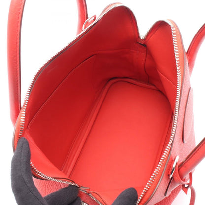 Hermes Handbag Bolide 31 Rose Jaipur Leather Red — view 3