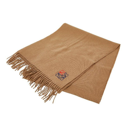 Loewe Anagram Scarf Brown Cashmere
