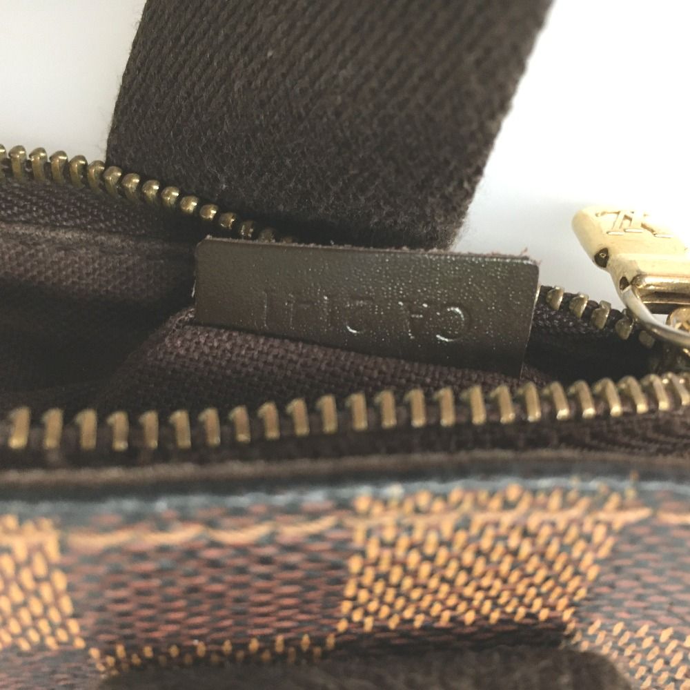 Louis Vuitton Damier Tote Bag Hippopotamus Boule Zipper Damage