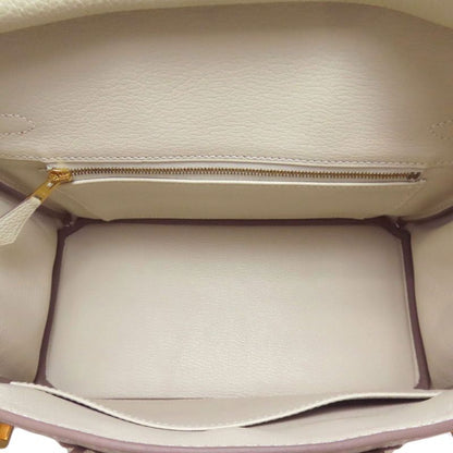 Hermes Birkin 25 Cles Gold Hardware Handbag Togo Women